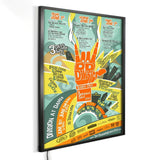 LED Slim Lightbox Sign Illuminated Aluminum Picture Clip