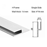 Light Box Extrusion Aluminum Extruded Profile for Sign