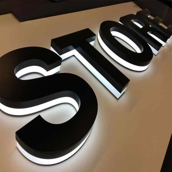 Light Box Letter | Illuminated Back Lit Channel Letters – FastMetalSign