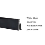 Lightbox Profile Black Aluminum Frame for Fabric Light Box