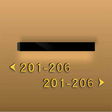 Metal LED Sign Illuminated Indoor Wall Wayfinding