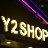 Mini Acrylic Letter LED Illuminated Outdoor Sign