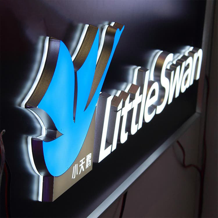 Mini Acrylic Letter LED Illuminated Outdoor Sign – FastMetalSign