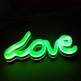 Neon Sign Letter Custom LED Wall Light LOVE Board