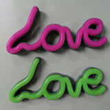 Neon Sign Letter Custom LED Wall Light LOVE Board