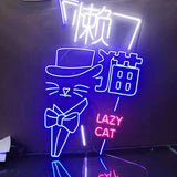 Plastic Neon Sign LED Illuminated Light in Acrylic Board
