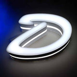 Push Through Acrylic Letter LED Illuminated Business Sign