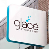 Rectangular Projecting Lightbox Sign for Shop Advertising