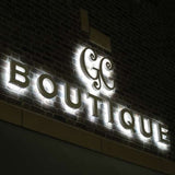 Reverse Channel Letters Exterior Sign