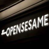 Rimless Acrylic Letter 3D Outdoor Illuminated Sign