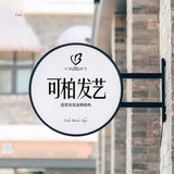 Round Acrylic Light Box Sign Illuminated Signage Board