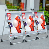 Sidewalk Sign Outdoor Non-illuminated Poster A Frame Stand