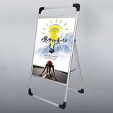Sidewalk Sign Outdoor Non-illuminated Poster A Frame Stand