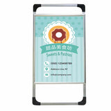 Sidewalk Sign Outdoor Non-illuminated Poster A Frame Stand