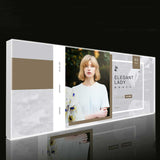 Single Side Fabric Lightbox Frameless Aluminum LED Sign