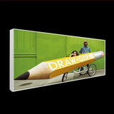 Single Side Fabric Lightbox Frameless Aluminum LED Sign