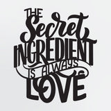 The Secret Ingredient Is Always Love Metal Kitchen Decor Cooking Theme Metal Lighted Wall Art