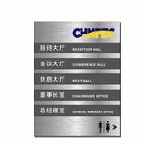 Wayfinding Sign Interior Aluminum Wall Directional Signage